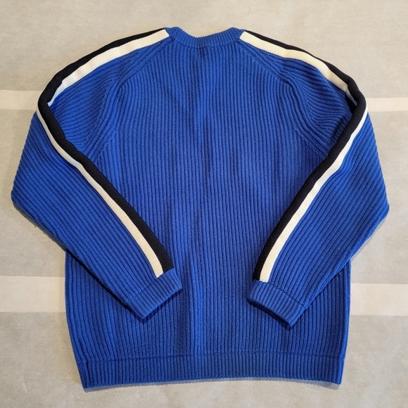 Tory Burch Wool Blue Crew Neck Sweater Women's Small - Picture 7 of 10